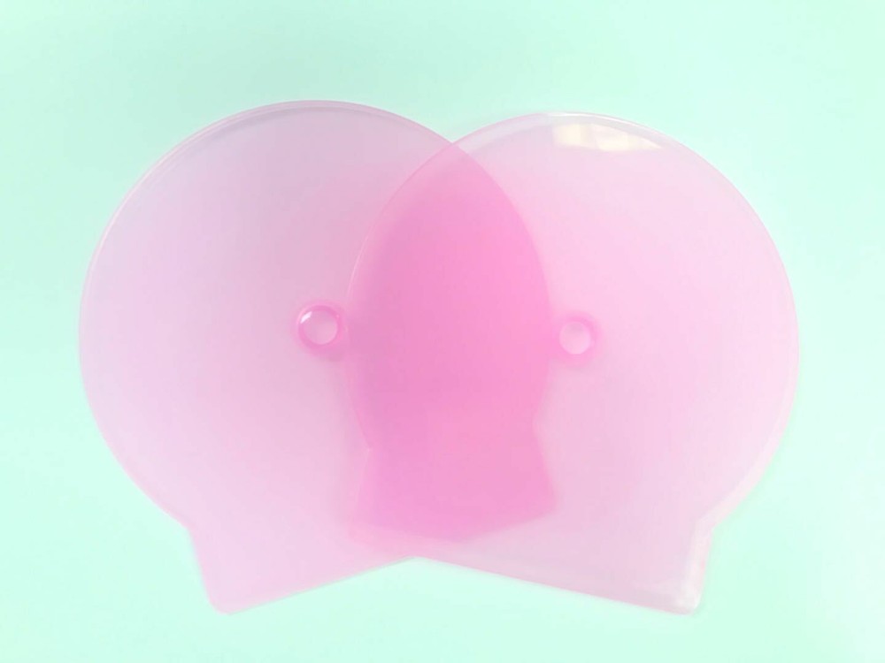 100PCS NEW CLAMSHELL PINK PAKRITE CD/DVD CASES