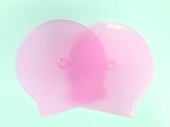 100PCS NEW CLAMSHELL PINK PAKRITE CD/DVD CASES