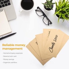ACKO Coin Money Envelopes – 500 Pack of Durable Kraft Small Budget Envelopes …