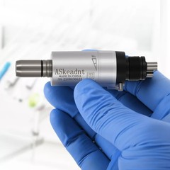 5*ASkeadnt Dental Low Speed Air Motor Handpiece E-type 4 Holes External FX Style