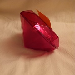 Post-it Pop-up Notes 3M Red Diamond Shape Dispenser for 3×3 Discontinued Rare
