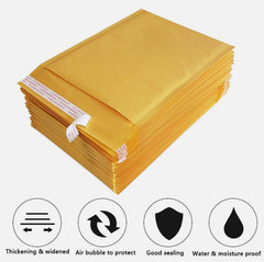 6”x10” Kraft Paper Padded Bubble Envelopes Mailers Shipping Case 6”x10” 30pc