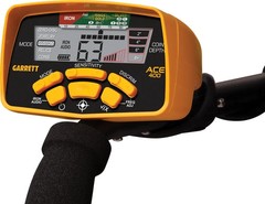 Garrett ACE 400 Metal Detector, Pro Pointer II Pinpointer, Coil, and Accessories