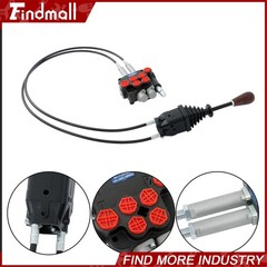Findmall Hydraulic Remote Control Valve 2 Spool 21 GPM Easy Installation Kit