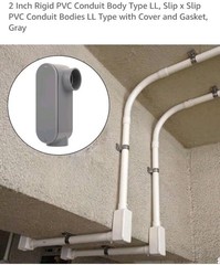 2 Inch Rigid PVC Conduit Body Type LR, Slip X Slip PVC Conduit Bodies LR Type wi