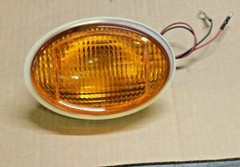3.5 x 5.25″ 12 volt oval amber warning light