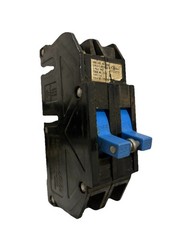 Zinsco T55 T-C55 55 Amp Tandem 2 Pole Blue Handle Circuit Breaker
