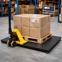 Pallet Scale 3×3 10000 LB Floor Platform Warehouse Industrial Pre Calibrated New