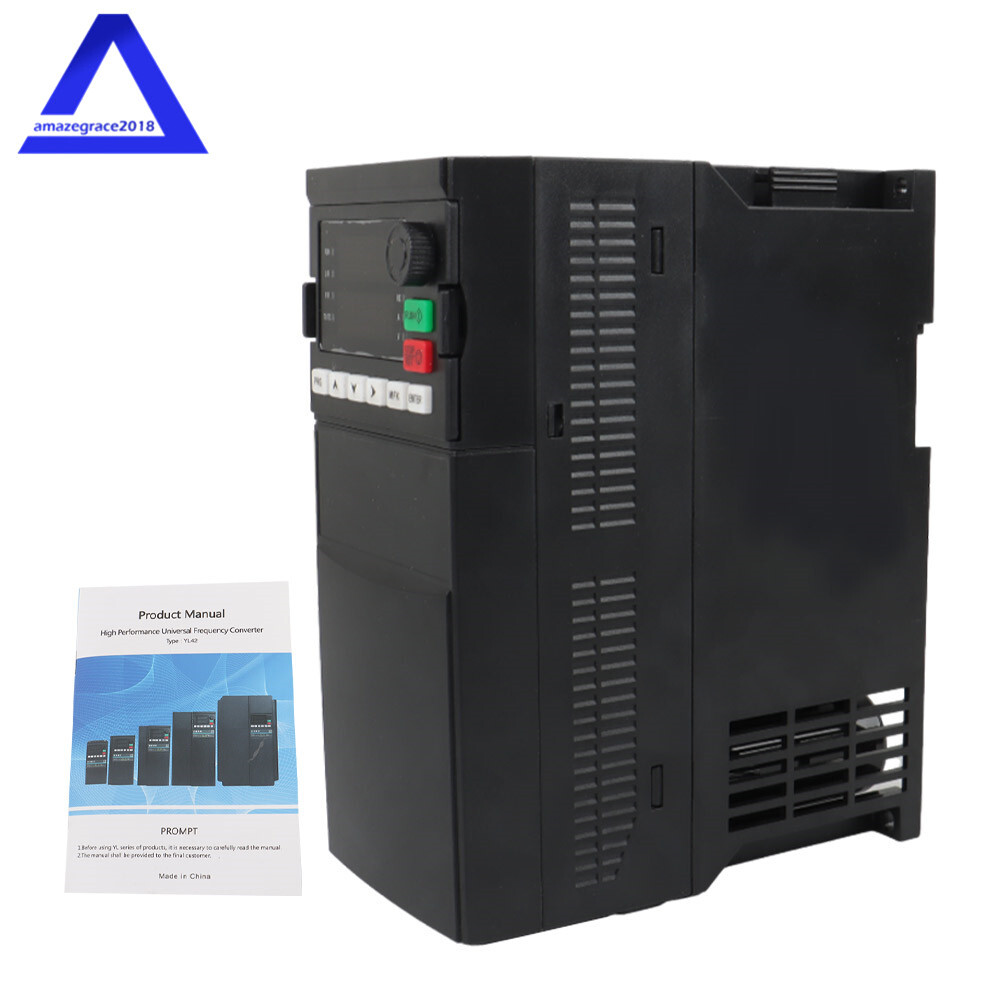 Variable Frequency Drive VFD 1 or 3 Phase input 0-400HZ 5.5kW 7.5HP 220V 25A