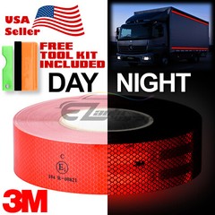 3M 2″x150′ Diamond Grade Red Conspicuity Tape CE Approved Reflective Safety