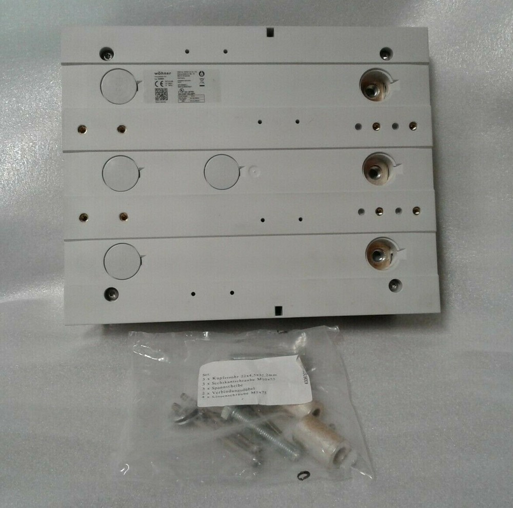 Wohner 32064 Busbar Adapter 3P, 650A