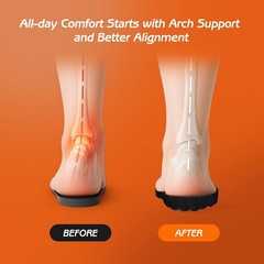 4D Cloud-Soft Comfort Soles for Women – Memory Foam Steppers Insoles with Fre…