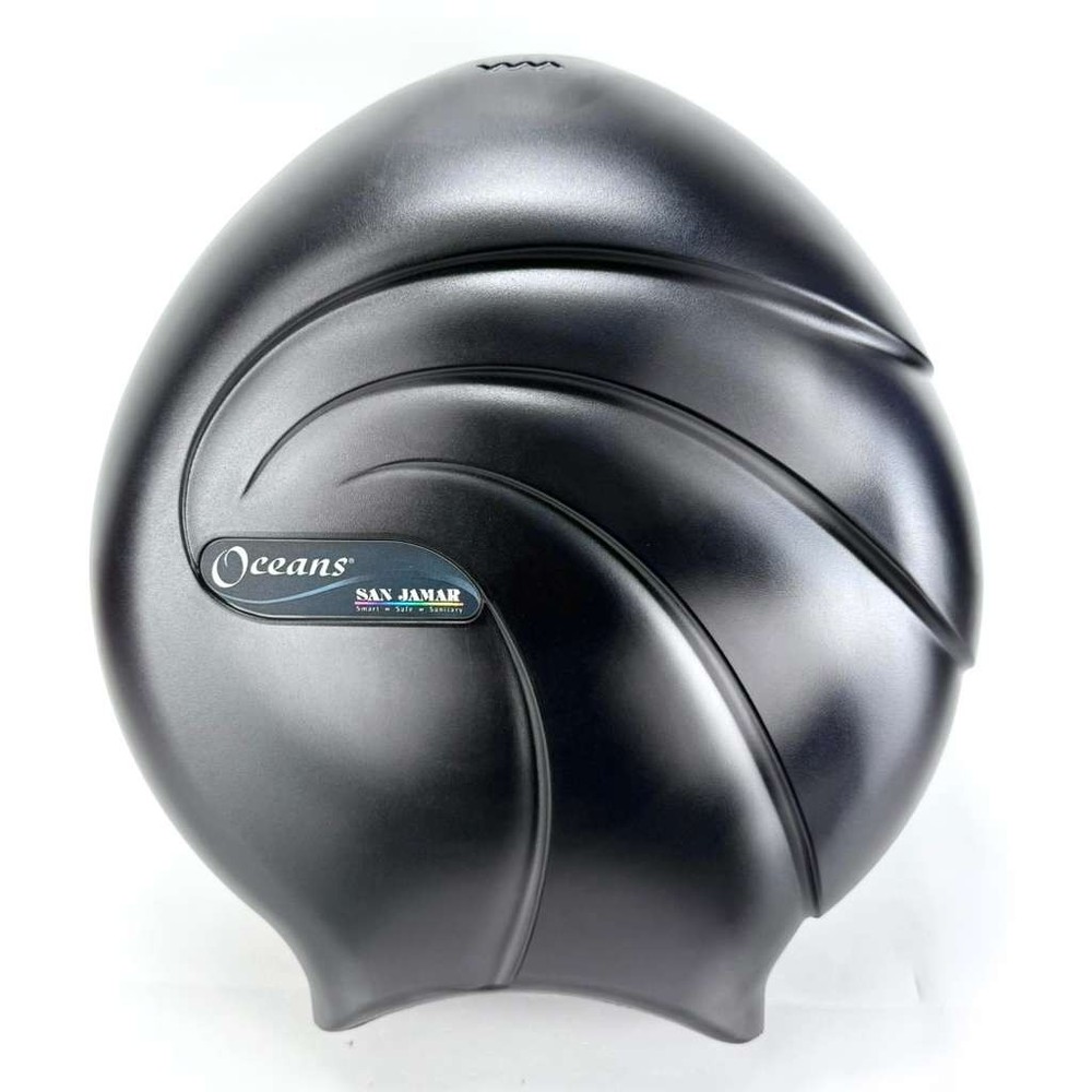 San Jamar Commercial Bath Tissue Roll dispenser Pearl Black Ocean toilet paper