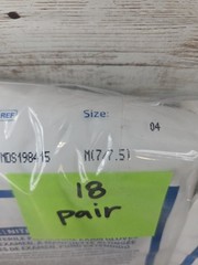 MEDLINE Nitrile Exam Gloves Extended Cuff *18 Pair* Sterile Size: Medium