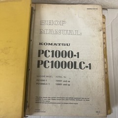 KOMATSU PC1000-1 PC1000LC-1 PC1000SE-1 SP-1 EXCAVATOR SERVICE SHOP REPAIR MANUAL