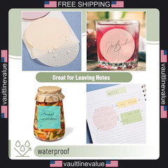 Mr. Pen- Transparent Sticky Notes Set, 1000 Sheets, Transparent Sticky Notes