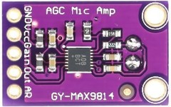 MAX9814 Microphone Amplifier Module Electret Mic 3Pcs AGC Car Gain Control Low