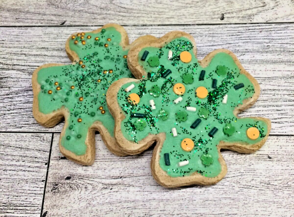 Faux Fake St. Patrick’s Day SHAMROCK Clover Cookies Tiered Tier Tray Decor