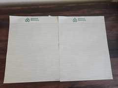 Rare Diamond Shamrock Gas Paper 2 Sheets