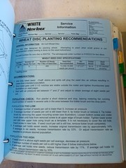 AGCO White New Idea 1990s Service Bulletins In Nice Binder