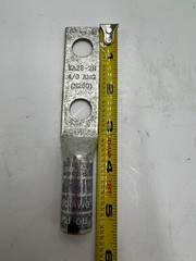 QTY 6 Purple Die 15 Lug Cooper Crimp Burndy YA28-2N 4/0 AWG STR N200 2 Hole 1/2″