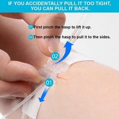 Wound Closure Strips Sterile Skin Suture Strip 5PCS First Aid Adhesive…