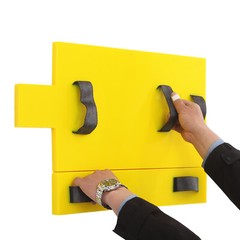 Concrete Wall Mold Polyurethane Seamless Stamp Cement Texture Stone Slate Mat US
