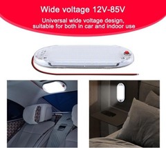 2PCS 12V RV Interior LED Dome Light, 3 Color Cold Warm Natural Light Ultra Brigh