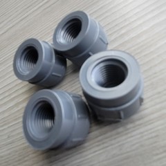 Lot Of 4 – GF+ Georg Fischer 1/4″ PVC SCH 80 NPT Threaded Pipe Cap New