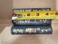 4140 Hot Rolled Steel Bar Round Stock Heat Treated 1” OD x ~ 4” Lot of 3