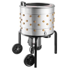 Uimoso 19.7″ Electric Poultry Plucker Machine 750W, 275RPM, 114 Rubber Fingers