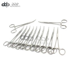 NEW PREMIUM GRADE PACK OF 12 RANKIN CRILE HEMOSTAT LOCKING FORCEPS CVD TIP 5.5″
