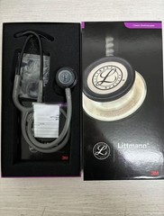 3M Littmann Cardiology III Stethoscope,5873,Smoke gray Cardiac pulse