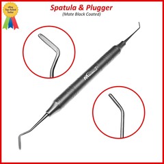 Dental Composite Filling Instruments Spatula & Plugger Mate Black Coated