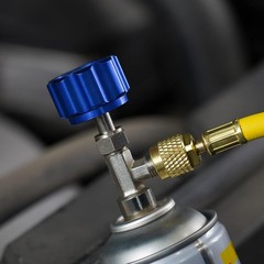 Automotive R1234Yf Can Tap, R 1234Yf Self Sealing Can Tap and Puncture AC Freon