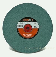 8″ x 1″ x 1-1/4-1/2″ CGW Bench or Pedestal Grinding Wheel Green Silicon Carbide