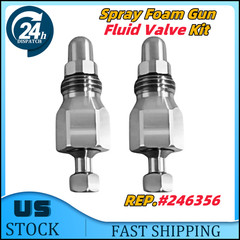 For Fusion Air Purge AP Spray Gun 2pcs Spray Foam Gun fluid Valve Kit 246356