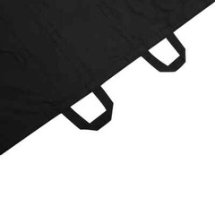 Meditac Emergency Carry Litter Foldable Water Resistant Stretcher – Black