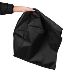 Paper Shredder Cover in Black Oxford Fabric with Design