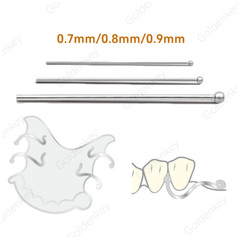Dental Ball Retainer Orthodontic Clasp Anchor Teeth Position Hold 0.7/0.8/0.9