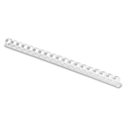 Fellowes Plastic Combs – Round Back, 5/16″, 40 Sheets, White, 100 Pk – 10.75″