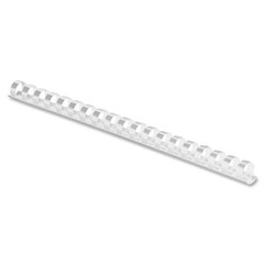 Fellowes Plastic Combs – Round Back, 5/16″, 40 Sheets, White, 100 Pk – 10.75″