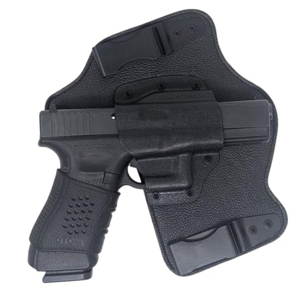 DTOM Ultimate Tuck IWB (Inside the Waistband) Hybrid Holster – RH, Black, fit…