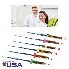 6Pcs Endo Rotary Files Dental X3 Endodontic NITI Engine Files 21/25/31MM