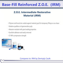 IRM Reinforced ZOE Cement IRM Cement Restorative 50g Powder 15mL Liquid #5370