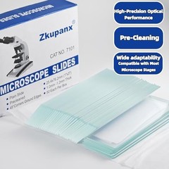 Blank Glass Microscope Slides and Covers – Ground Edges & 45° Clipped Corners, H