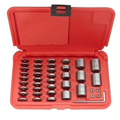 HFS(R) Spacer Block Set Bearing Steel 36pc ±0.0001″, 3/4″ Diameter,1/4-28 Thread