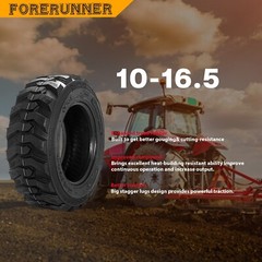 Set 4 10×16.5 12 Ply Skid Steer Tires 10-16.5 for Bobcat 10 16.5 Heavy Duty