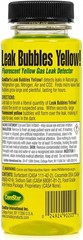 Leak Bubbles Yellow, 8 Ounces, HVAC & Gas Detector, Fastest-Acting Leak Detec…
