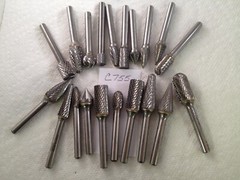 20 NEW FALCON / SGS 1/4″ SHANK CARBIDE BURR SET. DOUBLE / SINGLE CUT USA (c755)